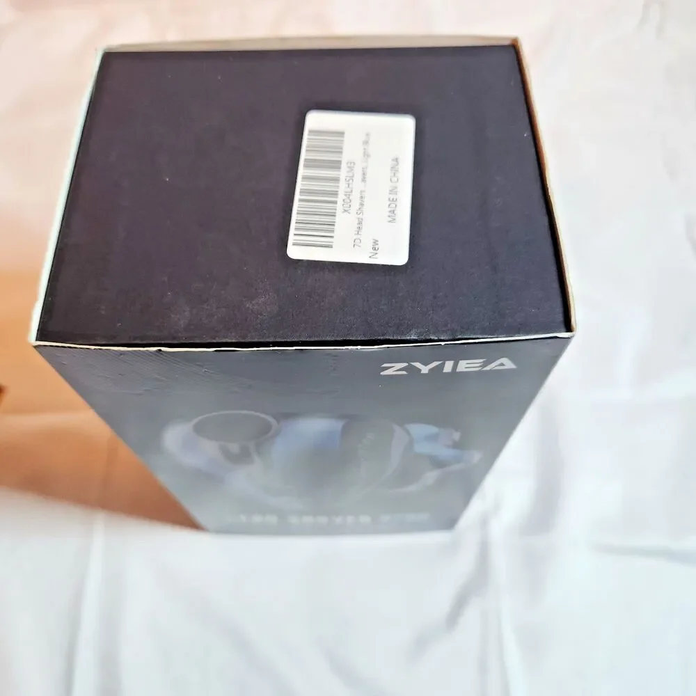 ZYIEA 8780 Electric Bald Head Shaver Wet Dry Waterproof Rechargeable Blue New